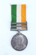 A King's South Africa Medal impressed to 7552 Pte J Reilly, Scottish Rifles