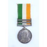 A King's South Africa Medal impressed to 7552 Pte J Reilly, Scottish Rifles