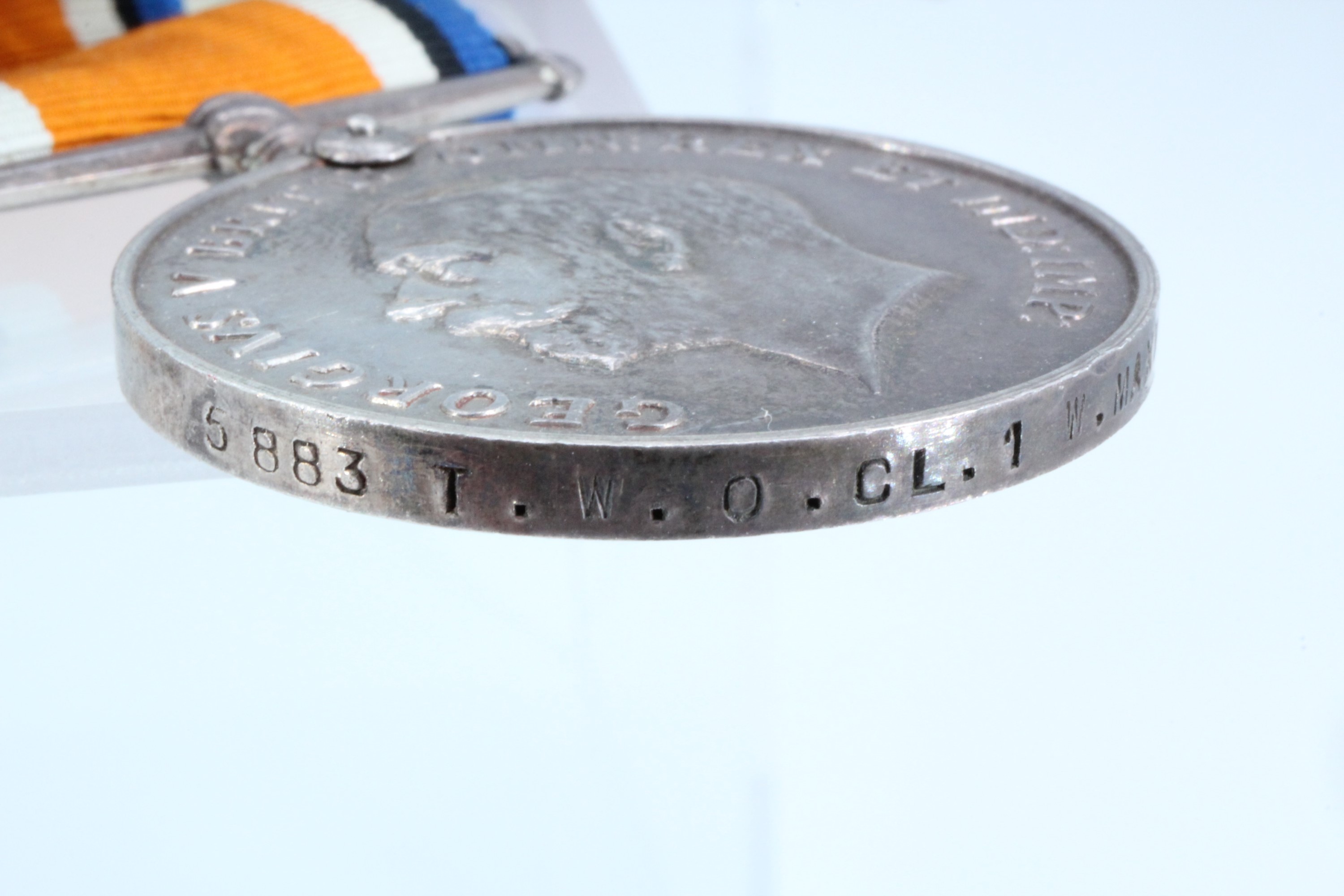 A Boer War and Great War medal group comprising Queen's South Africa Medal with five clasps, King' - Image 10 of 30