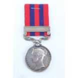 An India General Service Medal with Bhootan clasp impressed to 2990S Shirvill, H Ms, 55th Regimet