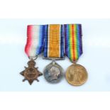 A Great War miniature medal trio