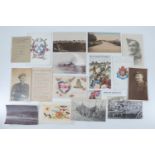 A group of Great War and other military postcards