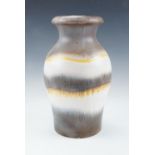 A West German studio pottery vase, 27 cm