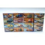 16 boxed Matchbox die-cast cars, locomotives etc