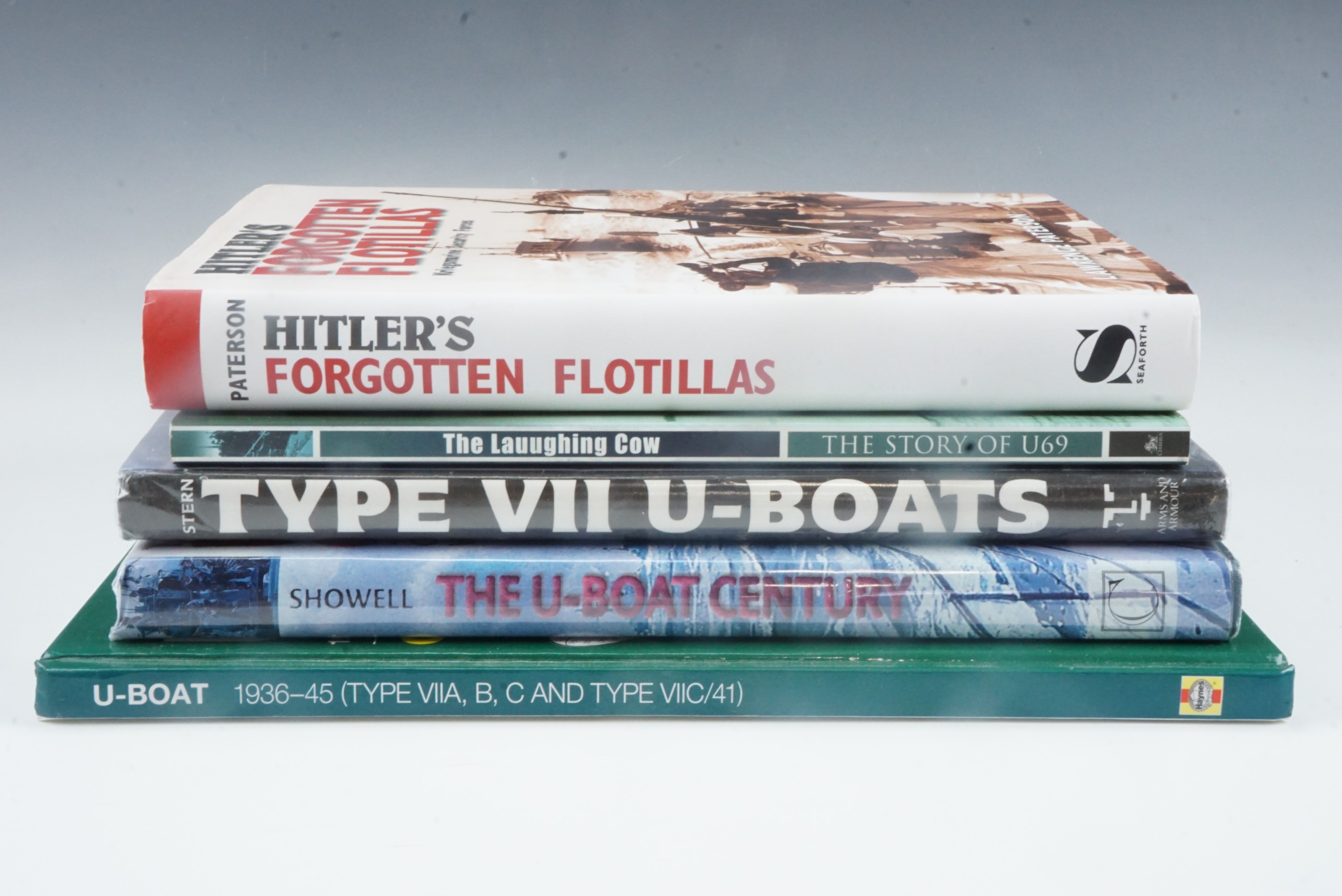 A group of books on German U-Boats and the Kriegsmarine