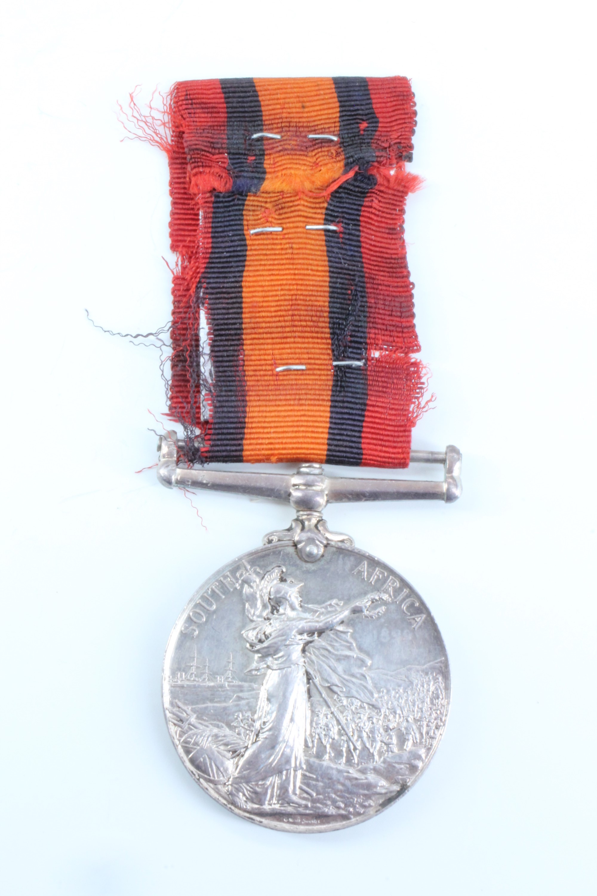 A Queen's South Africa Medal engraved to No 2571 SQDN SGT E F Wilkinson, 5th R I Lcrs [Royal Irish - Image 2 of 4