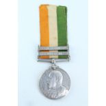 A King's South Africa Medal impressed to 1753 Pte J Booth, Gordon Highlanders