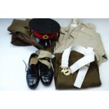 A Duke of Lancaster's Regiment other rank's complete uniform including cap, tunic, parade belt and