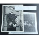 A large signed portrait photograph of Royal Navy Commander Robert Ryder, awarded the Victoria for