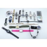 Sundry wristwatches including Sekonda, Casio, Swatch etc