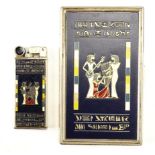 An Orlik "Cleo" lighter and cigarette case