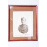 A period printed photographic portrait of Lieutenant William Barnard Rhodes-Moorhouse VC, by the