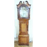 An early-to-mid 19th Century long case clock by Simon Yeates of Penrith, having a 30 hour movement