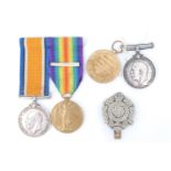 British War and Victory Medals to 142583 Bmbr J Foster, Royal Artillery, together with British War