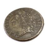 An Irish Gun money 12 Pence / Shilling James II coin