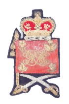 A replica Georgian Scots Guards colour sergeant's rank badge
