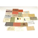 A quantity of early 20th Century postcard books including Great War battlefields, Pompeii,