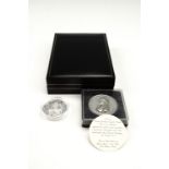 Napoleonic Wars commemoratives comprising a pewter replica Boulton's Trafalgar Medal, a Trafalgar