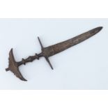 An Indian jamdhar katari knife / dagger, Hindu Kush, circa 19th Century, 30 cm