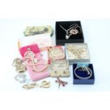 A quantity of boxed and other costume jewellery, including Monet