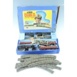A boxed Hornby Dublo tin-plate electric "2-6-4 Tank Passenger Train" set, together with a quantity