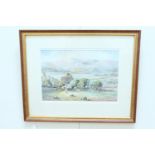 Florence M Nicholson "Black Combe from Kirkley Moor", watercolour, signed to the lower right,