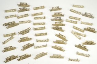 A quantity of British Army Staybrite shoulder titles