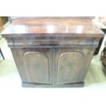 A small Victorian mahogany chiffonier, 44 cm x 88 cm