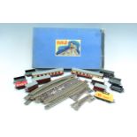 A boxed Hornby Dublo model train set together with rolling stock and track