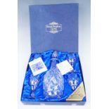 A boxed Royal Doulton "Heinz Centenary" cut glass decanter set