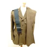 A 1960s Royal Green Jackets corporal's No 2 dress tunic, trousers and stable belt