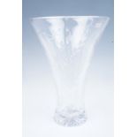 A Stuart crystal " Cascade " bouquet vase, 28 cm