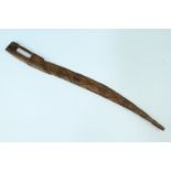 An Ethnic wooden sword, 86 cm