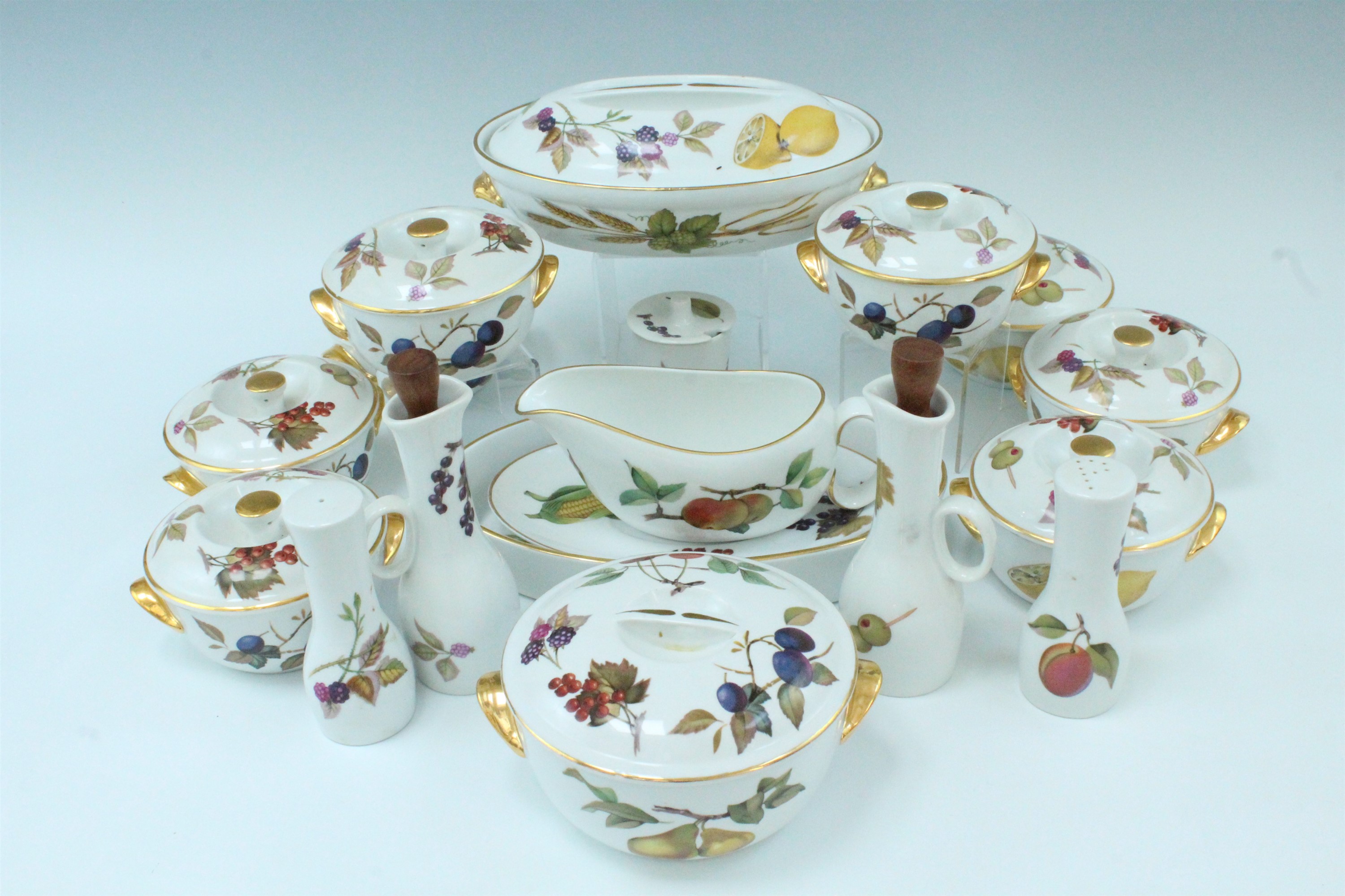 A large quantity of Royal Worcester "Evesham" dinnerware, approximately 58 items - Image 2 of 2