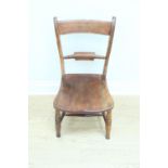 A Victorian kitchen chair