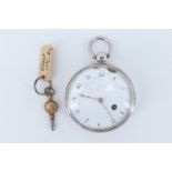 A George IV silver verge pocket watch by James McCabe of Royal Exchange, London, the case London,
