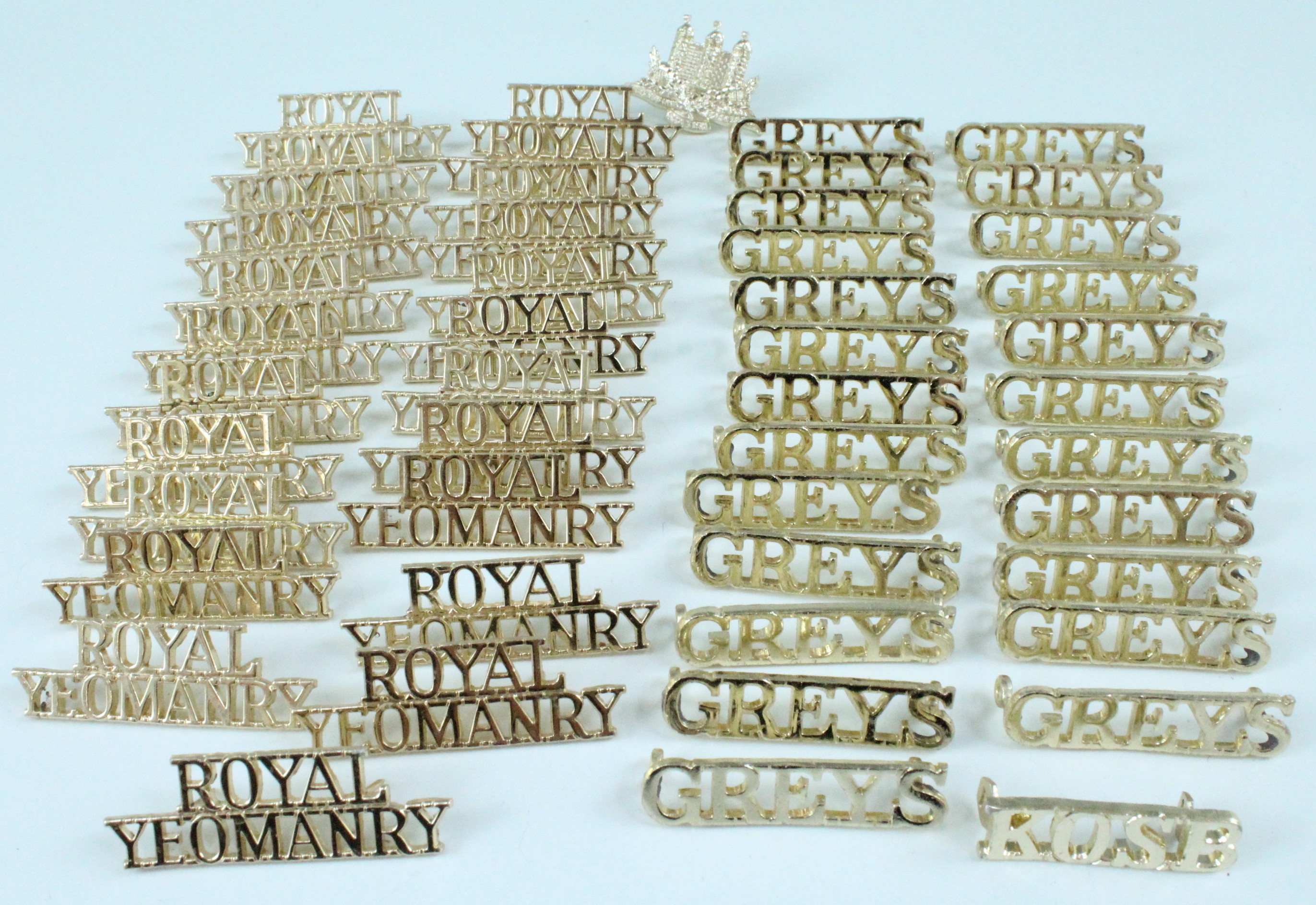A quantity of British Army Staybrite shoulder titles - Image 2 of 2