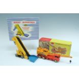 Two boxed Dinky die-cast automobiles, a "20-Ton Lorry Mounted Crane 'Coles'" 972 together with a "