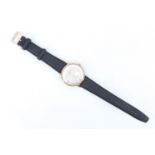 A 1960s Nivada 9 ct gold gentleman's wristwatch, having a 17 jewel Swiss incabloc movement, a