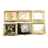 Six vintage Gwenda cigarette cases