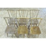 Six Ercol 391 All Purpose dining chairs