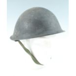 A 1950s British Mk 4 steel helmet