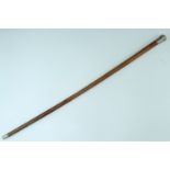 A late 19th / early 20th Century Coldstream Guards Malacca walking cane, 90 cm