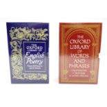 The Oxford Library of English Poetry, together with "The Oxford Library of Words and Phrases"