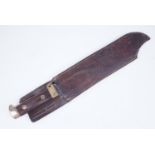 A finely constructed mid-to-late 19th Century Bowie style hunting knife, having a blade with