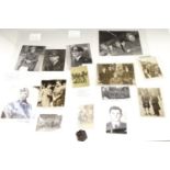 A group of press and other photographs and postcard portraits of Second World War Victoria Cross