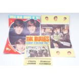 The Beatles Giant Colour Pic! fold out poster, together with two related band posters also featuring
