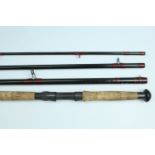 A Daiwa Autumn Gold salmon fly fishing rod, 17', four sections