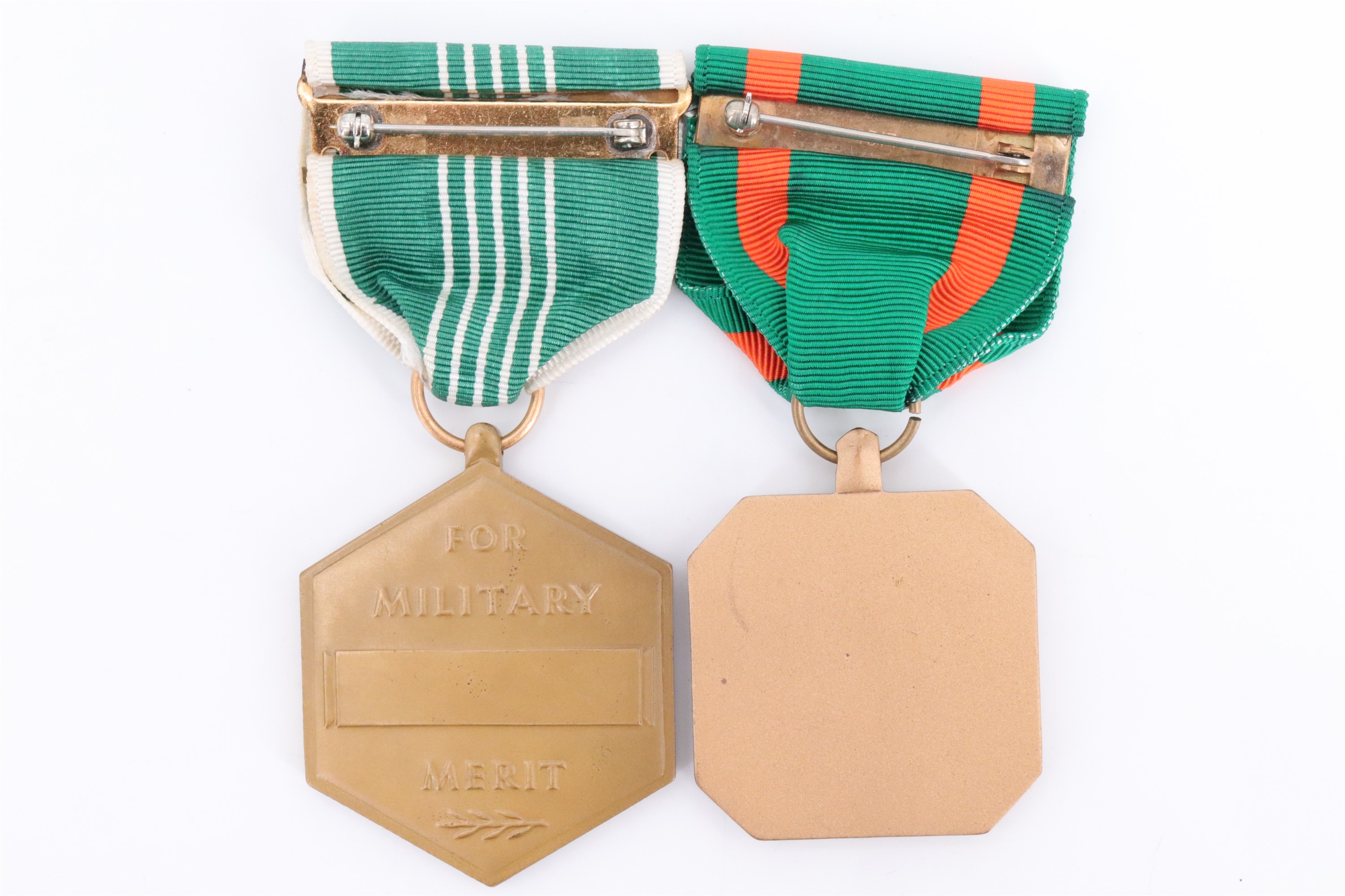 A US Army Commendation Medal together with a Navy and Marine Corps Achievement Medal, cased, and - Image 4 of 5