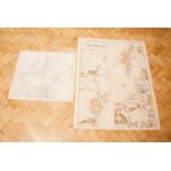 A quantity of Hydrographic Office and similar marine maps / charts, largely covering Scottish and